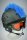 Irokesenkfell f&uuml;r Ski / Snowboard / Fahrrad - Helmaccessoires Blau