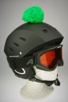 Pompon/Bommel Accessiore f&uuml;r Ski/Snowboard/Fahrrad-Helm