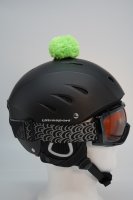 Pompon/Bommel Accessiore für Ski/Snowboard/Fahrrad-Helm Grün