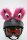 Monster-Augen Helmaccessoires Pink