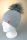Damenfeinstrickmütze mit Fleecefutter und Kunstpelzbommel, Made in EU Grau