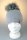 Damenfeinstrickmütze mit Fleecefutter und Kunstpelzbommel, Made in EU Grau