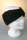 Stirnband, Zopfmuster gekreuzt mit Fleecefutter Schwarz