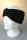 Stirnband, Zopfmuster gekreuzt mit Fleecefutter Schwarz