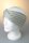 Stirnband, Zopfmuster gekreuzt mit Fleecefutter Hellgrau