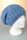 Damenstrickmütze, oversized, Handarbeit mit Fleece Blau