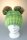 Strickmütze, mit zwei Webpelzbommel Grün