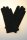 Damenhandschuh mit Tochscreenfunktion, Knopfreihe Schwarz