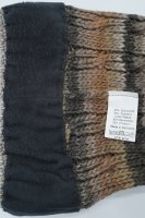 Strickmütze melange mit Pompom BW-Fleece Made in Germany Braun