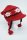 Grobstrickmütze mit Schirm Stern Rot