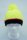 Kinderhäkelmütze mit Fleece und Bommel Neon Gelb