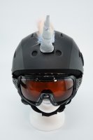 Unicorn-Einhorn ohne Ohren für Ski-Snowboard-Fahrrad-Helm