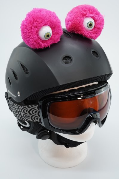 Pompon/Bommel Accessiore für Ski/Snowboard/Fahrrad-Helm 