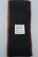 Stirnband "Modena" mit BW Fleece Made in Germany Hellbraun-Orange-Melange
