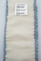 Stirnband Rautenmuster BW-Fleece Made in Gernany Hellblau