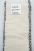 Stirnband Rautenmuster BW-Fleece Made in Gernany Grau