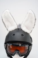 Hasenohren für Ski / Snowboard - Helm Grau